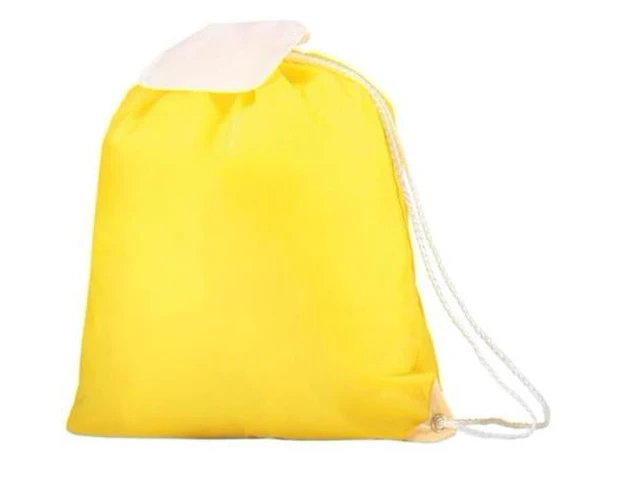 1000x geel/wit rugtas - afbeelding 1 van  1