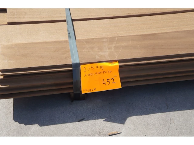 100,15 lm ayous gevelbekleding - afbeelding 2 van  5