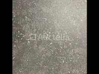 100m² gerectificeerde tegels 30x45 in blauwe steen, vloer en muur - afbeelding 3 van  3