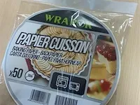 100stuks bakpapier rond 30cm/50st - afbeelding 1 van  1