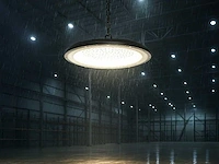 100w 3000k led ufo highbay waterdicht met lens (10x) - afbeelding 2 van  8