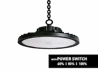 100w 4000k pro led ufo highbay dimbaar (24x) - afbeelding 1 van  6