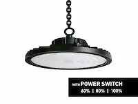 100w 4000k pro smd led ufo highbay 3 step switch dimbaar waterdicht (30x) - afbeelding 1 van  5