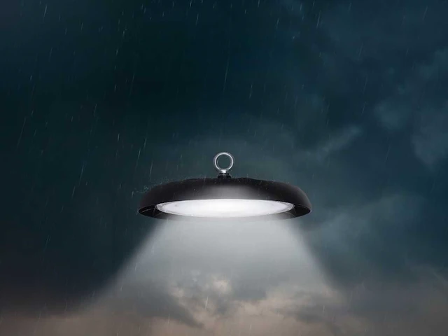 100w 5000k led ufo highbay met lens waterdicht (2x) - afbeelding 1 van  9