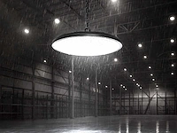 100w 6500k led ufo highbay waterdicht met lens (80x) - afbeelding 1 van  8