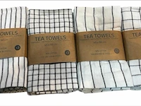 100x 3-pack theedoek - mix van div. patronen - afbeelding 1 van  1