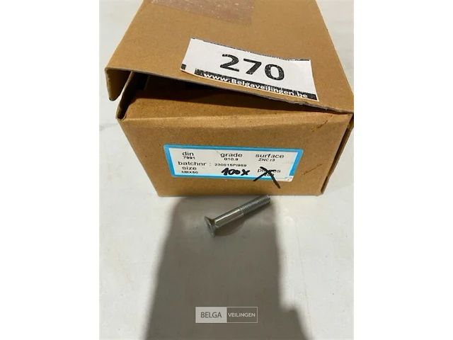 100x bzk bout m8x50 - afbeelding 3 van  3