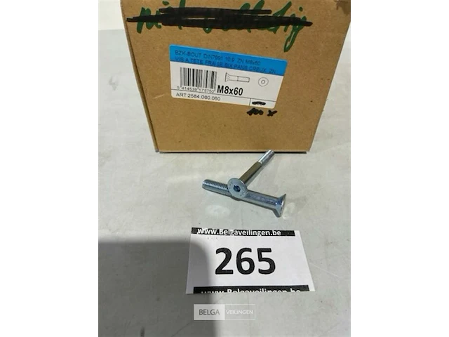 100x bzk bout m8x60 - afbeelding 2 van  3