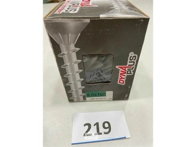 100x dyna plus vlonderschroef torx 6x100/55 met anti roestlaag voor buiten - afbeelding 1 van  3