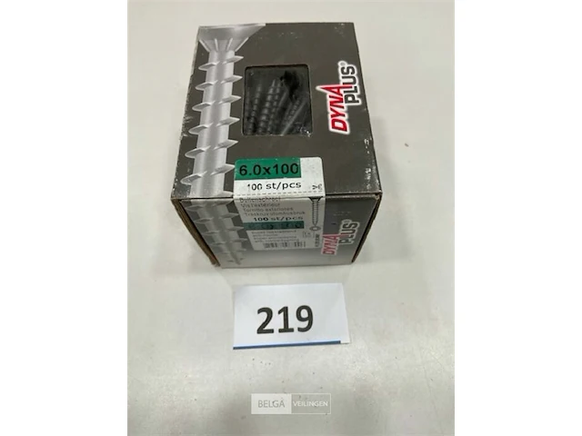 100x dyna plus vlonderschroef torx 6x100/55 met anti roestlaag voor buiten - afbeelding 3 van  3