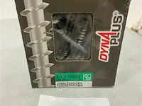 100x dyna plus vlonderschroef torx 6x100/55 met anti roestlaag voor buiten - afbeelding 2 van  3