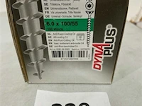 100x dyna plus vlonderschroef torx 6x100/55 met anti roestlaag voor buiten - afbeelding 3 van  3
