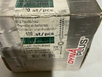 100x dyna plus vlonderschroef torx 6x160 met anti roestlaag voor buiten - afbeelding 3 van  3