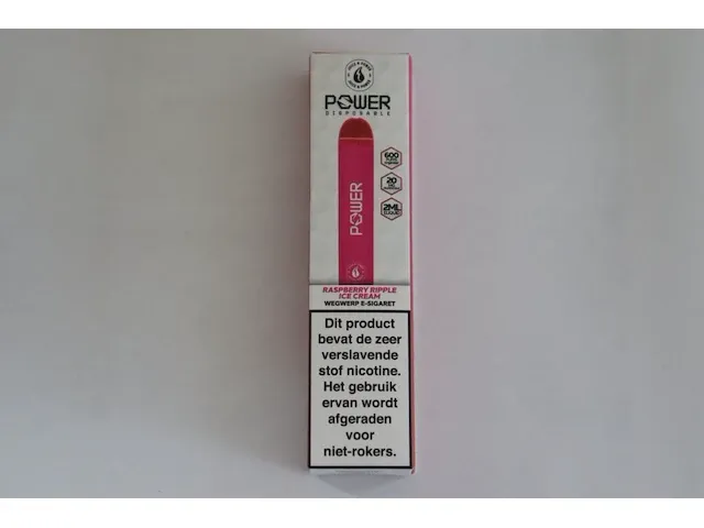 100x e-sigaret raspberry ripple ice cream - afbeelding 4 van  9