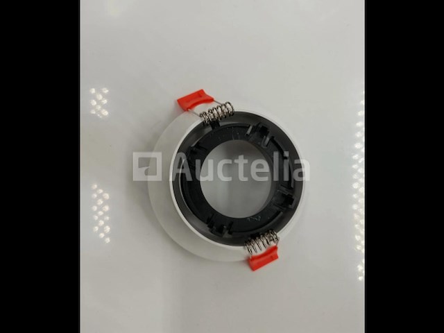 100x inbouwlamp gu10 – richtbaar – rond – zwart/wit – ip20 - afbeelding 1 van  4