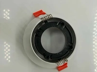 100x inbouwlamp gu10 – richtbaar – rond – zwart/wit – ip20 - afbeelding 4 van  5