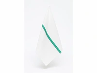100x keuken/vaatdoek - white/green - afbeelding 2 van  2