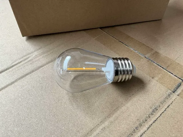 100x led filament 1w - afbeelding 1 van  4