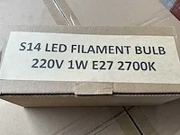 100x led filament 1w - afbeelding 3 van  4