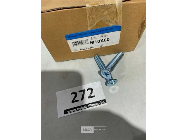 100x metaalschroef m10 x 60 - afbeelding 3 van  3