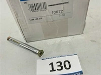 100x metalen kozijnplug 10x72 - afbeelding 3 van  3