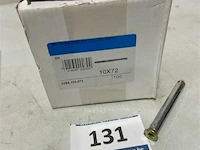 100x metalen kozijnplug 10x72 - afbeelding 1 van  3