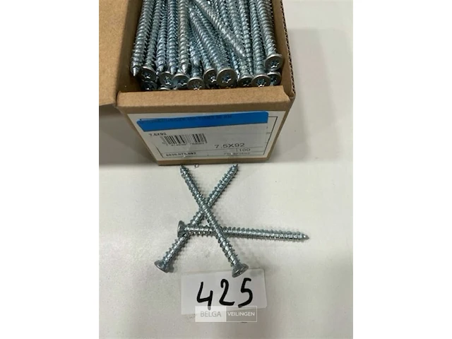 100x muurschroef mk torx 7,5x92 - afbeelding 3 van  3