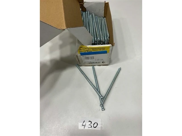 100x muurschroef torx 7,5x 132 - afbeelding 3 van  3