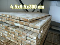 100x regel 4,4x9,5x300cm