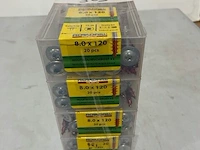 100x rotadrill houtbouwschroef 8 x 120 met tellerkop - afbeelding 3 van  3