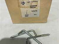 100x schroefduim 5,0x70 verzinkt - afbeelding 1 van  3