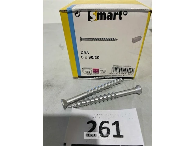 100x smart cellenbetonschroef t30 8,0x90/30 - afbeelding 1 van  3