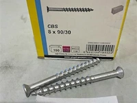 100x smart cellenbetonschroef t30 8,0x90/30 - afbeelding 1 van  3