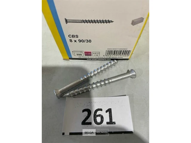 100x smart cellenbetonschroef t30 8,0x90/30 - afbeelding 3 van  3