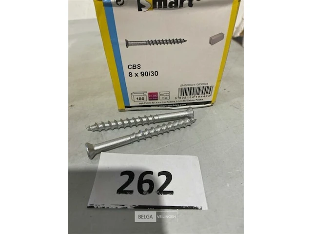 100x smart cellenbetonschroef t30 8,0x90/30 - afbeelding 1 van  3