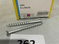 100x smart cellenbetonschroef t30 8,0x90/30 - afbeelding 1 van  3