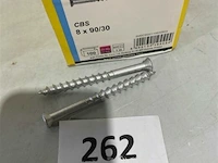 100x smart cellenbetonschroef t30 8,0x90/30 - afbeelding 3 van  3