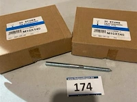 100x stokeinden m10 x 140 - afbeelding 1 van  3