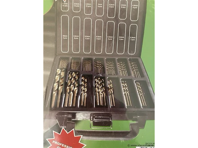 101 delige boren set cobaltcoating - afbeelding 2 van  4