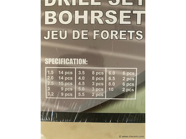 101 delige boren set cobaltcoating - afbeelding 3 van  4