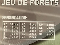 101 delige boren set cobaltcoating - afbeelding 3 van  4