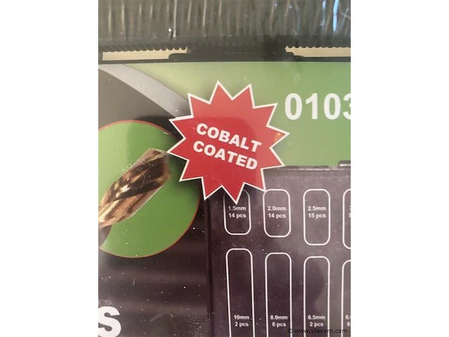101 delige boren set cobaltcoating - afbeelding 4 van  4