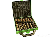 101 delige boren set titaniumcoating - afbeelding 1 van  1