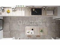 102,40m² marmo cemento taupe 80x80 gerectificeerd, betoneffect, vloer en wand, nieuw verpakt - afbeelding 1 van  1