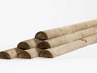 102xhalve palen 3m rond 10cm - afbeelding 1 van  2