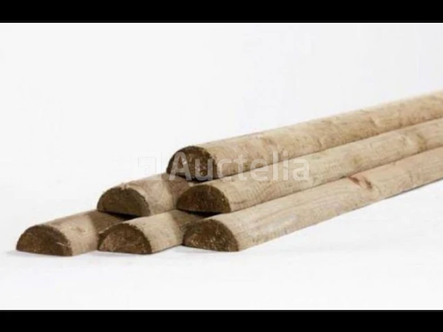 102xhalve palen 4m rond 10cm - afbeelding 1 van  2