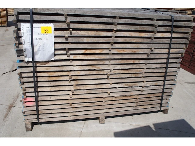 1,03 m³ eiken planken 30mm rustiek - afbeelding 1 van  4
