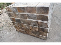 1,03 m³ industrieel eiken balken 130x220 - afbeelding 3 van  5