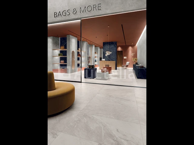103,68m² blue savoy moon 60x120 gerectificeerd, steeneffect, porseleinen vloer en muur steengoed, nieuw - afbeelding 1 van  3