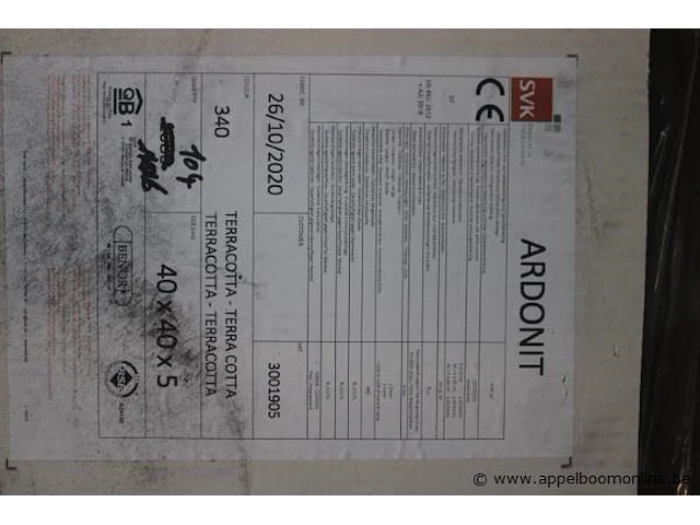 106 leien ardonit gl 40x40x5 tec340 (1080 st/pal) - afbeelding 2 van  5